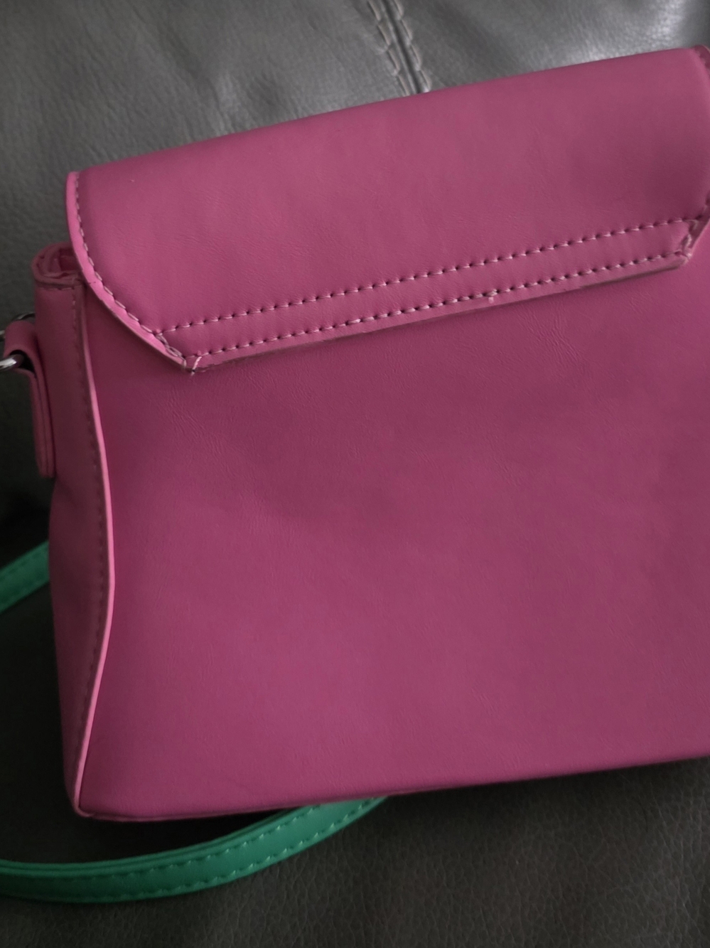 Pink & Green Smile Set Mini Crossbody Bag | Women Bags - Picture 7 of 14